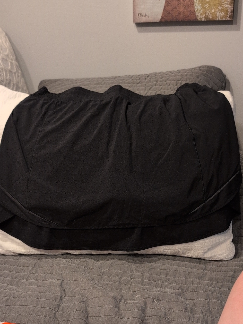 Black Women’s Skirt With Shorts - Elastic Waist, Layered Hem Lululemon